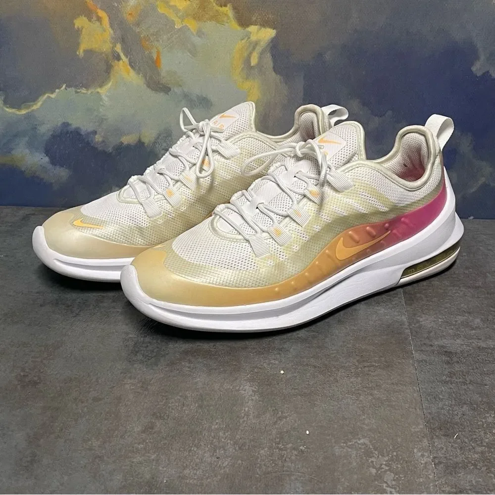 Nike Air Max Axis Premium White/Melon Women's Sneakers Size 9